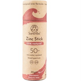 Bild på Suntribe Natural Mineral Zinc Sun Stick SPF 50 Red 30 g