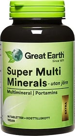 Bild på Great Earth Super Multi Minerals utan järn 90 tabletter