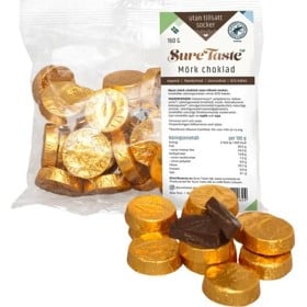 Bild på Sure Taste Chokladmynt Mörk choklad 160 g