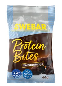 Bild på Swebar Protein Bites Chokladfudge 60 g