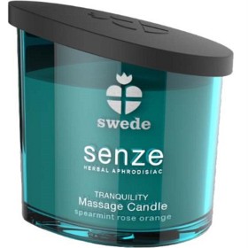 Bild på Swede Tranquility Massageljus Spearmint Rose Orange 50 ml