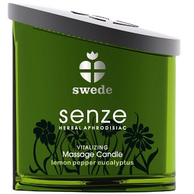 Bild på Swede Vitalizing Massage Candle Lemon Pepper Eucalyptus 150 ml