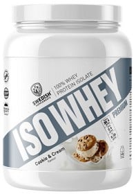 Bild på Swedish Supplements Iso Whey Premium - Cookie & Cream 920 g