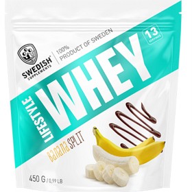 Bild på Swedish Supplements Lifestyle Whey - Banana Split  450 g