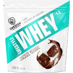 Bild på Swedish Supplements Lifestyle Whey Chocolate Milkshake 450 g