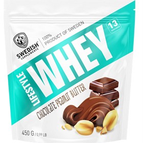 Bild på Swedish Supplements Lifestyle Whey Chocolate Peanutbutter 450 g