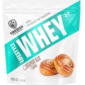 Bild på Swedish Supplements Lifestyle Whey Cinnamon Bun 900 g