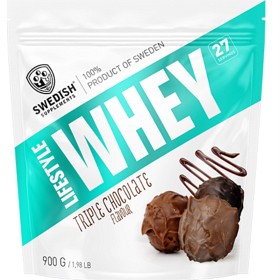 Bild på Swedish Supplements Lifestyle Whey Triple Chocolate 900 g