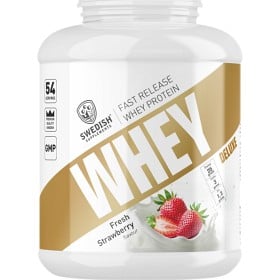 Bild på Swedish Supplements Whey Protein Deluxe Fresh Strawberry 1800 g