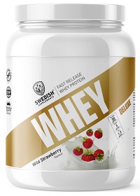 Bild på Swedish Supplements Whey Protein Deluxe - Wild Strawberry 1 kg