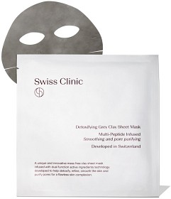Bild på Swiss Clinic Detoxifying Grey Clay Sheet Mask