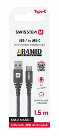 Bild på Swissten mobilkabel i Kevlar USB / USB-C