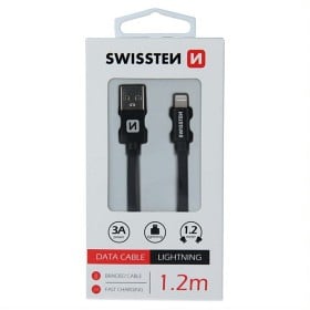 Bild på Swissten Textilkabel USB / Lightning