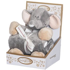 Bild på Teddykompaniet Diinglisar Elefant med filt