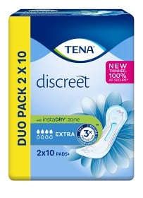 Bild på TENA Discreet Extra InstaDRY Duopack 20 st