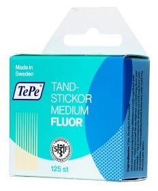 Bild på TePe Tandstickor Medium Fluor 125 st