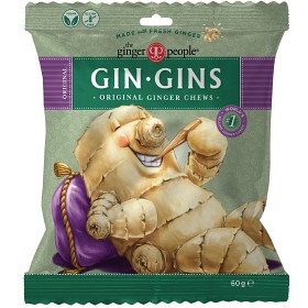 Bild på The Ginger People Gin Gins Ingefärsgodis Original 60 g