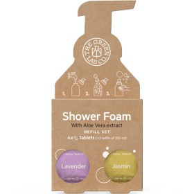 Bild på The Green Lab Co. Refill Shower Foam Lavender & Jasmin 4 tabletter