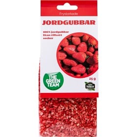 Bild på The Green Team Jordgubbar Frystorkade 25 g
