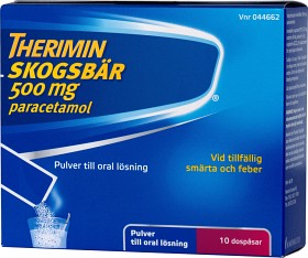 Bild på Therimin Skogsbär, pulver till oral lösning 500 mg 10 st