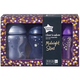 Bild på Tommee Tippee CTN Midnight Skies nappflaska 260 ml 3 st