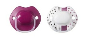 Bild på Tommee Tippee CTN Sugnapp Urban Style Rosa/Vit 6-18 mån