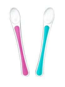 Bild på Tommee Tippee matningssked 2-pack - Blandade färger