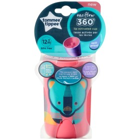 Bild på Tommee Tippee Easiflow 360 mugg Rosa 12m+