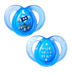 Bild på Tommee Tippee Sugnapp Night Time 6-18 månader Blandade Färger