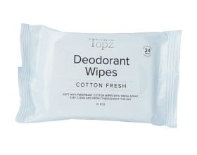 Bild på Topz Deo Wipes Cotton Fresh 15 st