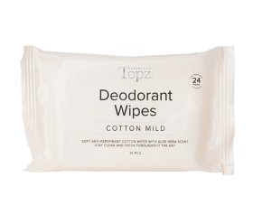 Bild på Topz Deo Wipes Cotton Mild 15 st