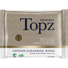 Bild på Topz Premium Cleansing Wipes 15 st
