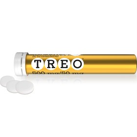 Bild på Treo, brustablett 500 mg/50 mg 20 st