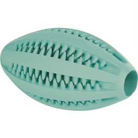 Bild på Trixie Denta Fun rugbyboll mintsmak naturgummi 11 cm