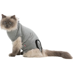 Bild på Trixie Skyddande body för katt Grå S-M
