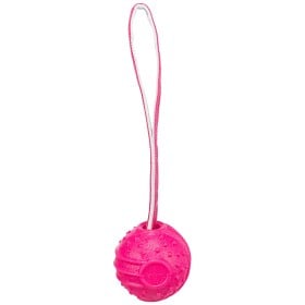 Bild på TRIXIE Soft & Strong boll med rem, TPR, 29 cm, rosa