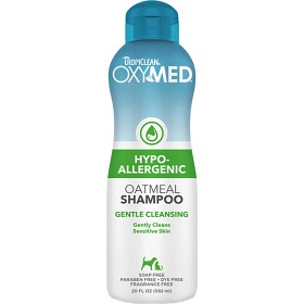 Bild på Tropiclean OxyMed Hypo-Allergenic Oatmeal Shampoo 592 ml