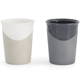 Bild på Twistshake Cup 6+m Black White 170 ml 2 st