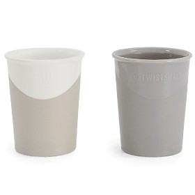 Bild på Twistshake Cup 6+m Pastel Grey White 170 ml 2 st