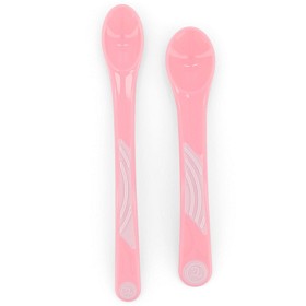 Bild på Twistshake 2x Feeding Spoon Set 6+m Pastel Light Pink