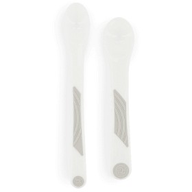 Bild på Twistshake 2x Feeding Spoon Set 6+m White