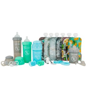 Bild på Twistshake Bottle Bundle Blå/Grön/Grå