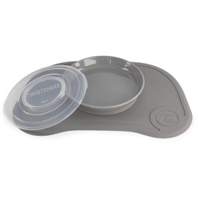 Bild på Twistshake Click Mat Plate 6+m Pastel Grey