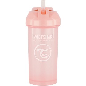 Bild på Twistshake Straw Cup 360ml 12+m Pearl Pink