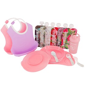 Bild på Twistshake Tableware Bundle Rosa