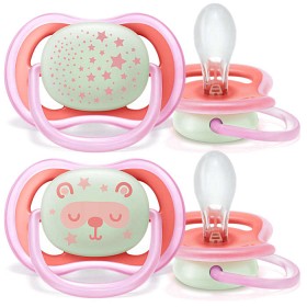 Bild på Philips Avent Ultra Air Nattnapp 6-18 månader Rosa