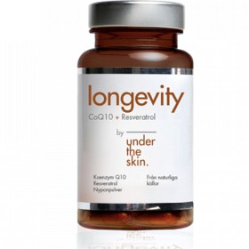 Bild på Under the Skin Longevity CoQ10+Resveratrol 60 kapslar