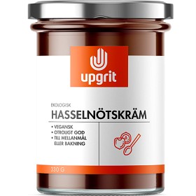Bild på Upgrit Hasselnötskräm EKO 330 g