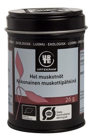 Bild på Urtekram Muskotnöt Hel 26 g
