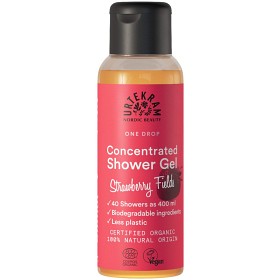 Bild på Urtekram Nordic Beauty One Drop Shower Gel Strawberry Fields 100 ml